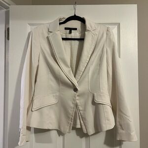 White House Black Market Ivory Blazer